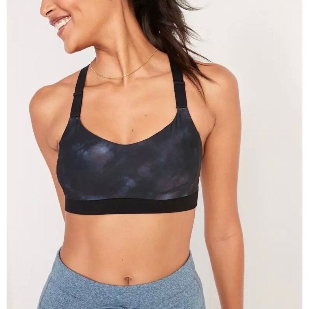 Old Navy PowerSoft Adjustable-Strap Medium Support Racerback Sports Bra Size 4X - Picture 4 of 10